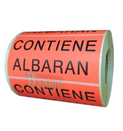 Etiquetas para envio "Contiene Albarán"