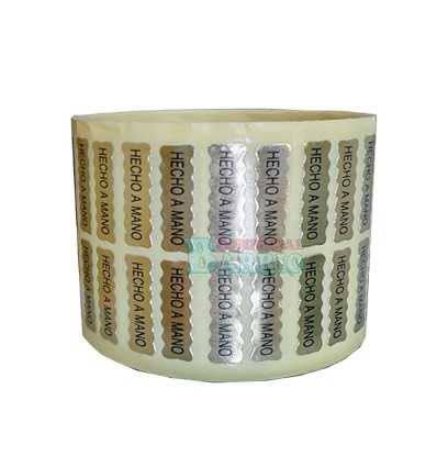 Etiquetas para joyeria" Hecho a mano"