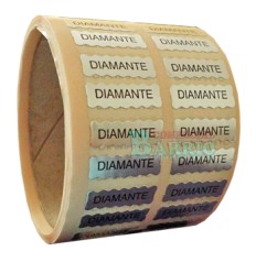 Etiquetas adhesivas para joyería "Diamante"  2