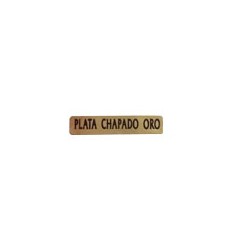 Etiquetas para joyeria  Plata Chapado oro