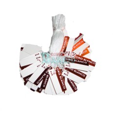 Etiquetas colgantes para joyeria " Oro blanco"