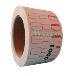 Etiquetas para joyeria "Oro 1ª Ley" Tinta roja 2