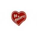Te Quiero Corazón rojo