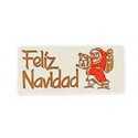 Etiquetas para regalos de navidad "Feliz Navidad" Papa Noel