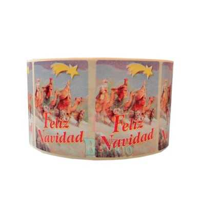 Etiquetas Navidad "Feliz Navidad" Reyes 