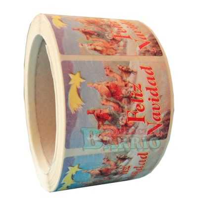 Etiquetas Navidad "Feliz Navidad" Reyes 