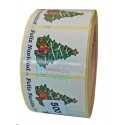 Etiquetas Navidad "Feliz Navidad" Árbol 