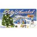 Etiquetas Navidad "Feliz Navidad" Pista nevada