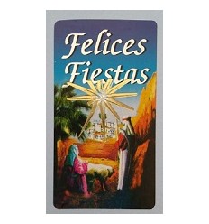 Etiquetas Navidad "Felices Fiestas" Portal