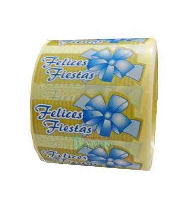 Etiquetas para regalos de "Navidad" azul