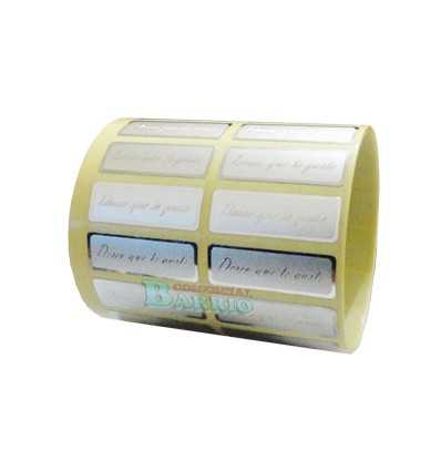 Etiquetas para regalos "Deseo que te guste"