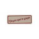 Etiquetas para regalos "Deseo que te guste" Película roja
