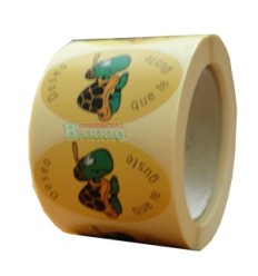 Etiquetas para regalos "Deseo que te guste" Tortuga 2