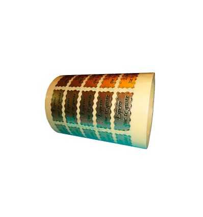 Etiquetas para regalos "Espero que te guste"  Ondas verde