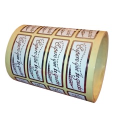 Etiquetas para regalos  "Espero que te guste" Espiga en plata