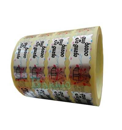  Etiquetas para regalos "Deseo que te guste" Regalo