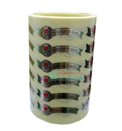 Etiquetas para regalos "Deseo que te guste" Cometa