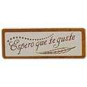 Etiquetas para regalos  "Espero que te guste" Espiga