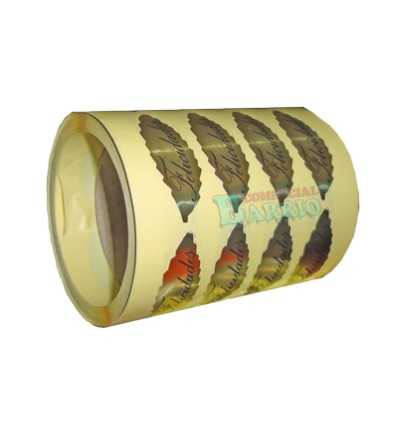 Etiquetas para regalos "Felicidades" Hoja