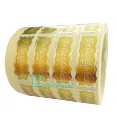 Etiquetas para regalos "Felicidades"  2