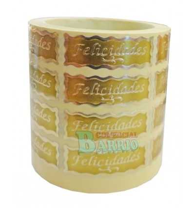 Etiquetas para regalos "Felicidades" 