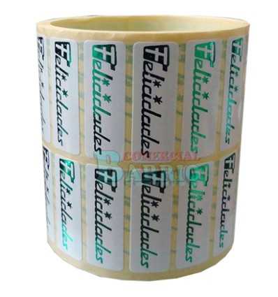 Etiquetas para regalos "Felicidades" Película verde