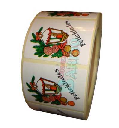 Etiquetas para regalos "Felicidades" Farola
