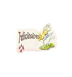 Etiquetas para regalos "Felicidades" Saltamontes