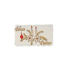 Etiquetas Navidad  "Felices Fiestas " Centro de Velas