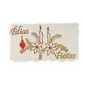 Etiquetas Navidad  "Felices Fiestas " Centro de Velas