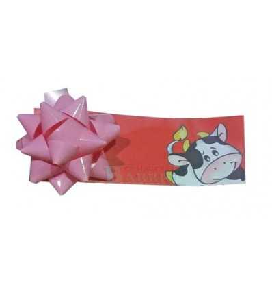 Caja 12 tarjetas infantiles con moño.