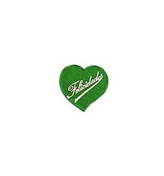 Etiquetas para regalos "Felicidades" corazón verde