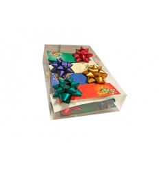 Tarjeta regalo con moño colores surtidos 2