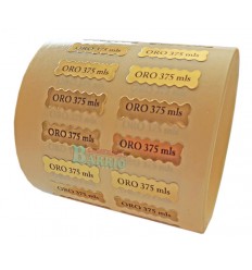 Etiquetas para joyería  "Oro 375 milesimas" 2