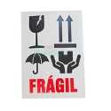 Etiquetas Adhesivas Muy Frágil copa flecha y lluvia