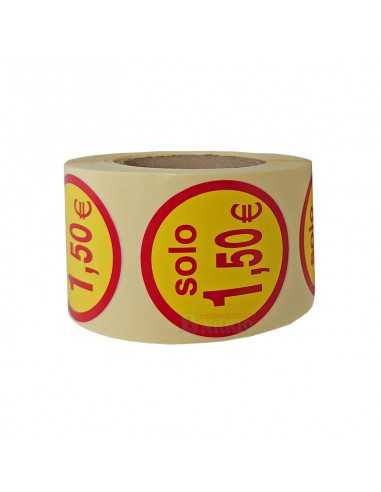 Etiquetas Adhesivas Solo 1,50 Euros En Rojo y...