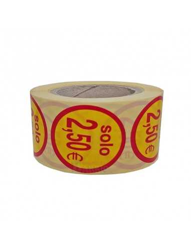 Etiquetas para precios solo 2,5€