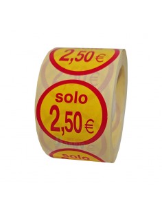 Etiquetas adhesivas solo 2,50 Euros 2