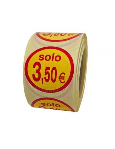 Etiquetas para precios redonda adhesiva solo...