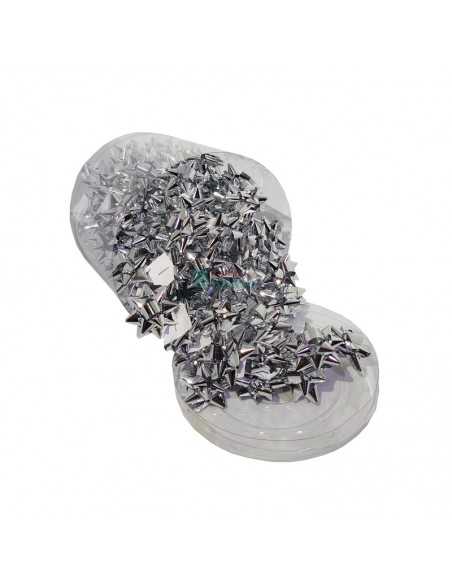 Lazos adhesivos de 5mm color plata para regalos