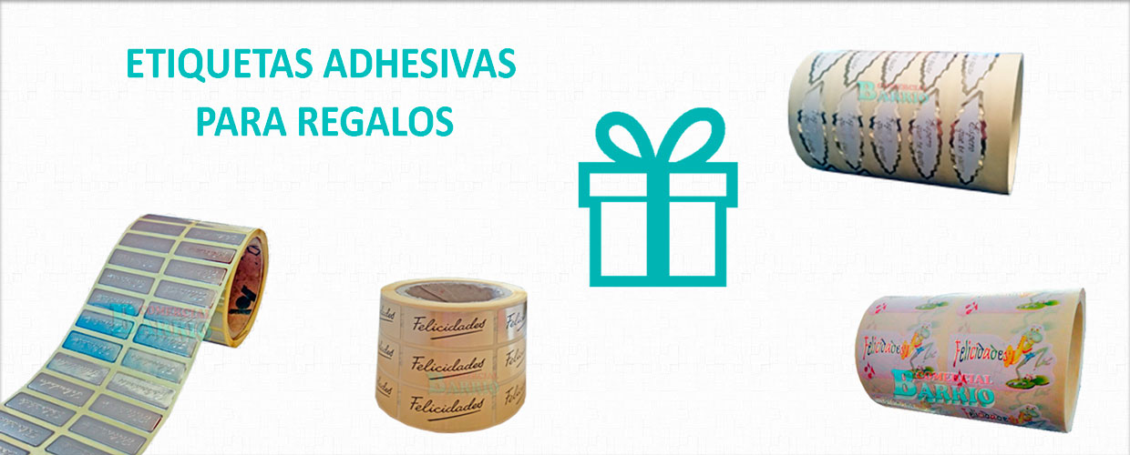 etiquetas adhesivas para regalos