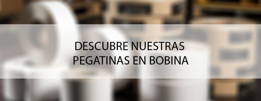 Pegatinas en bobina