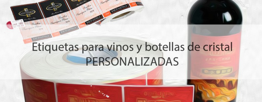 Etiquetas de vino personalizadas profesionales a medida