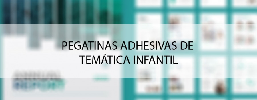 Etiquetas adhesivas temáticas infantiles