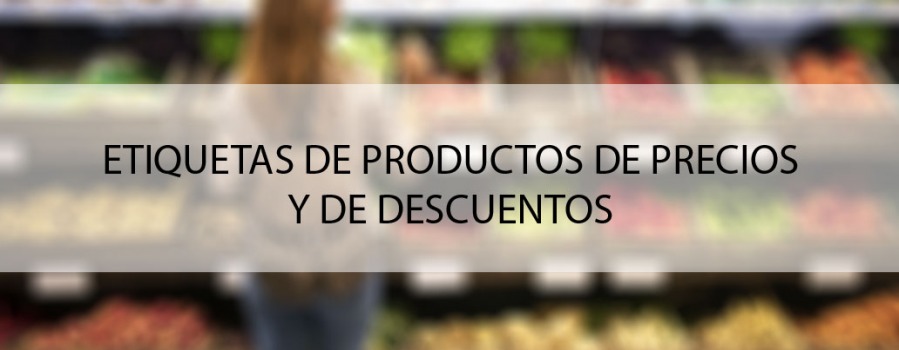 Etiquetas de productos