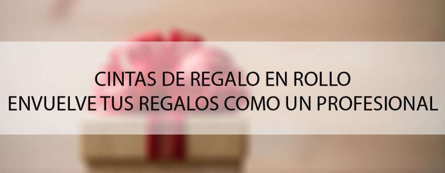 Cinta de regalo en rollo