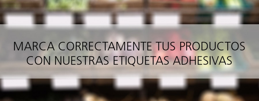 Etiquetas de precio para estanterías