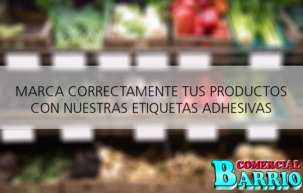 Etiquetas de precio para estanterías | Etiqueta correctamente tus productos  - Etiquetas Adhesivas Etiquetas Barrio .