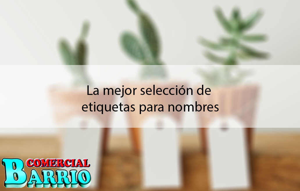 Etiquetas para nombres