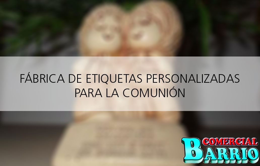 Etiquetas de comunión personalizadas económicas